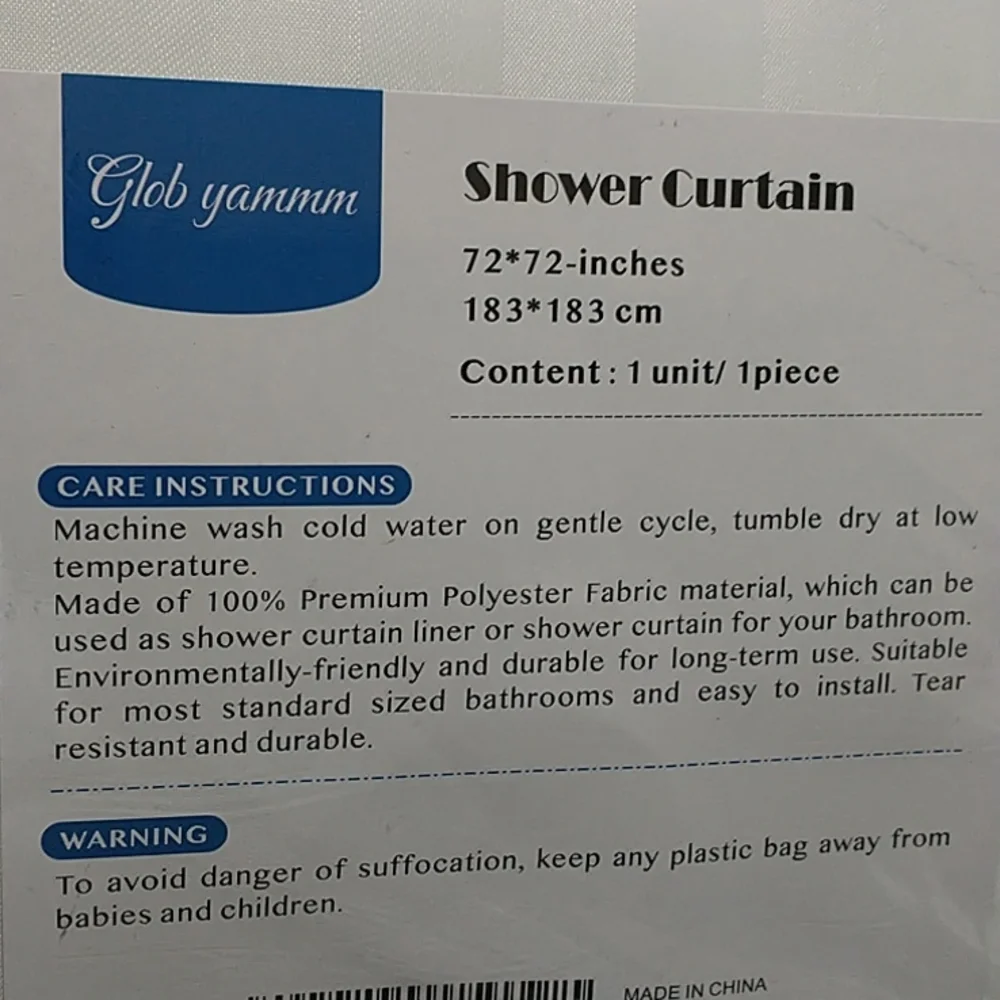 Striped Shower Curtain